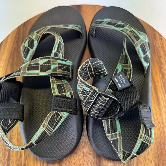 Chaco Men\'s Z/Cloud Sandal Ending Navy Size 11 Chacogrip Luvseat Green Black NEW